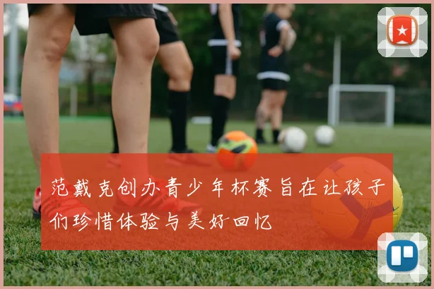范戴克创办青少年杯赛旨在让孩子们珍惜体验与美好回忆