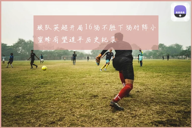 狼队英超开局16场不胜下场对阵小蜜蜂有望追平历史纪录